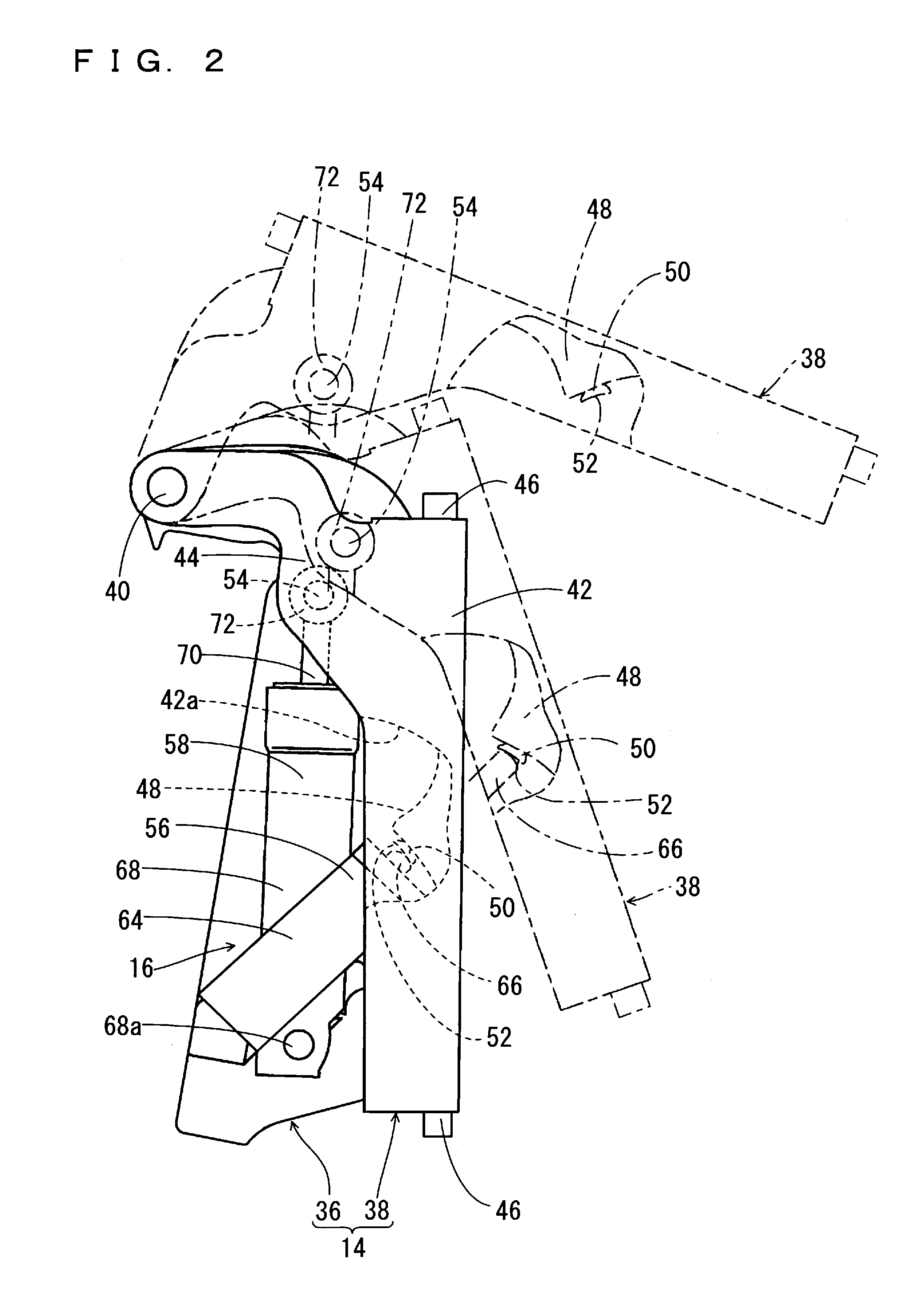 Hydraulic cylinder device and boat propelling apparatus including the same