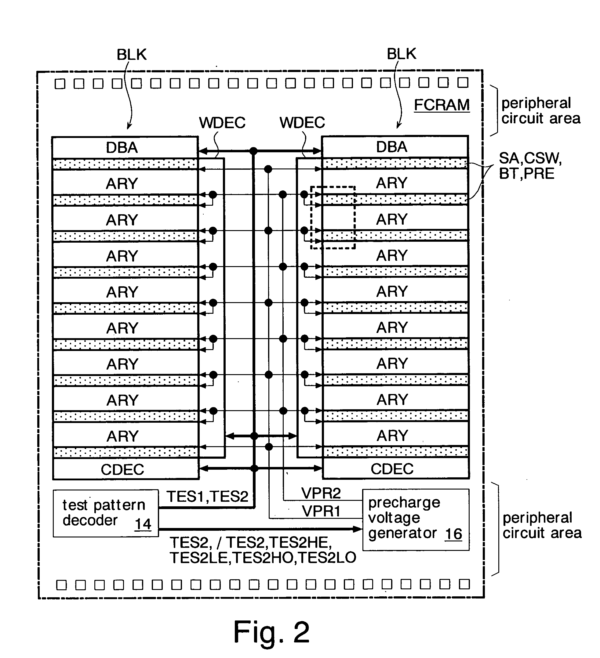 Semiconductor memory and burn-in test method of semiconductor memory