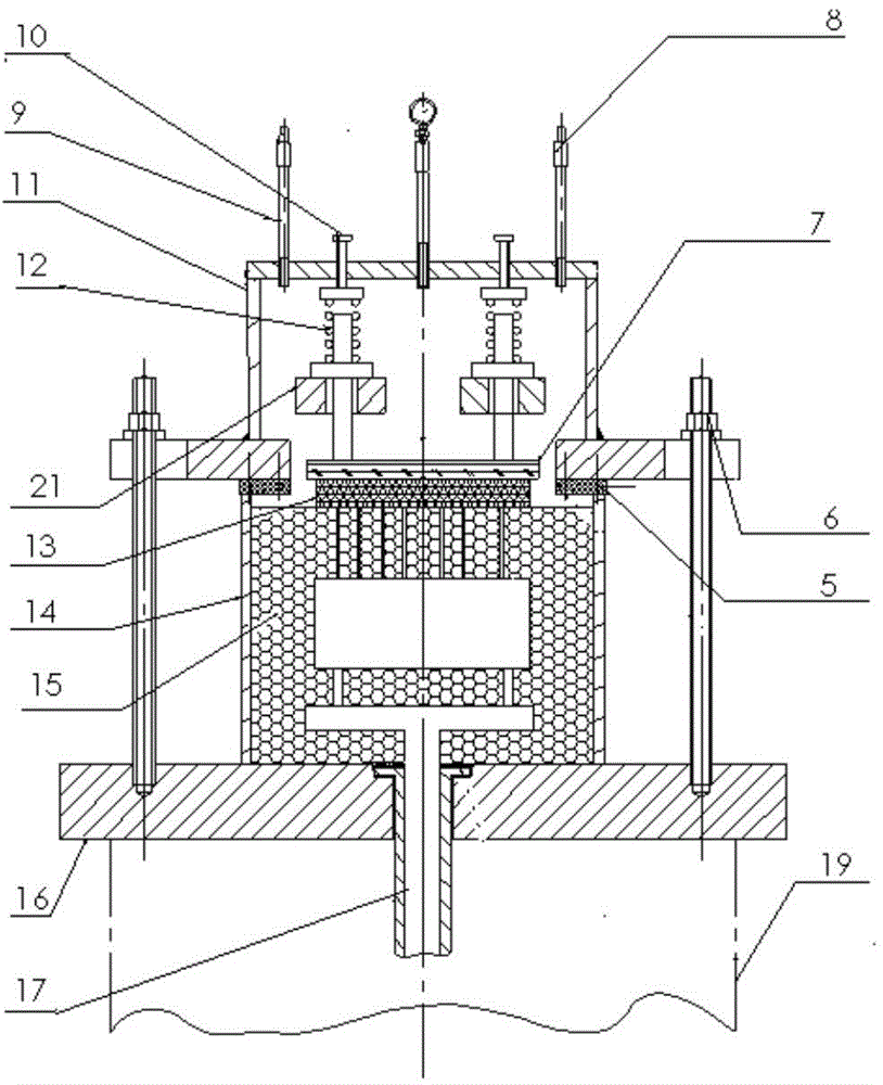 A kind of magnesium alloy anti-gravity casting device and method thereof
