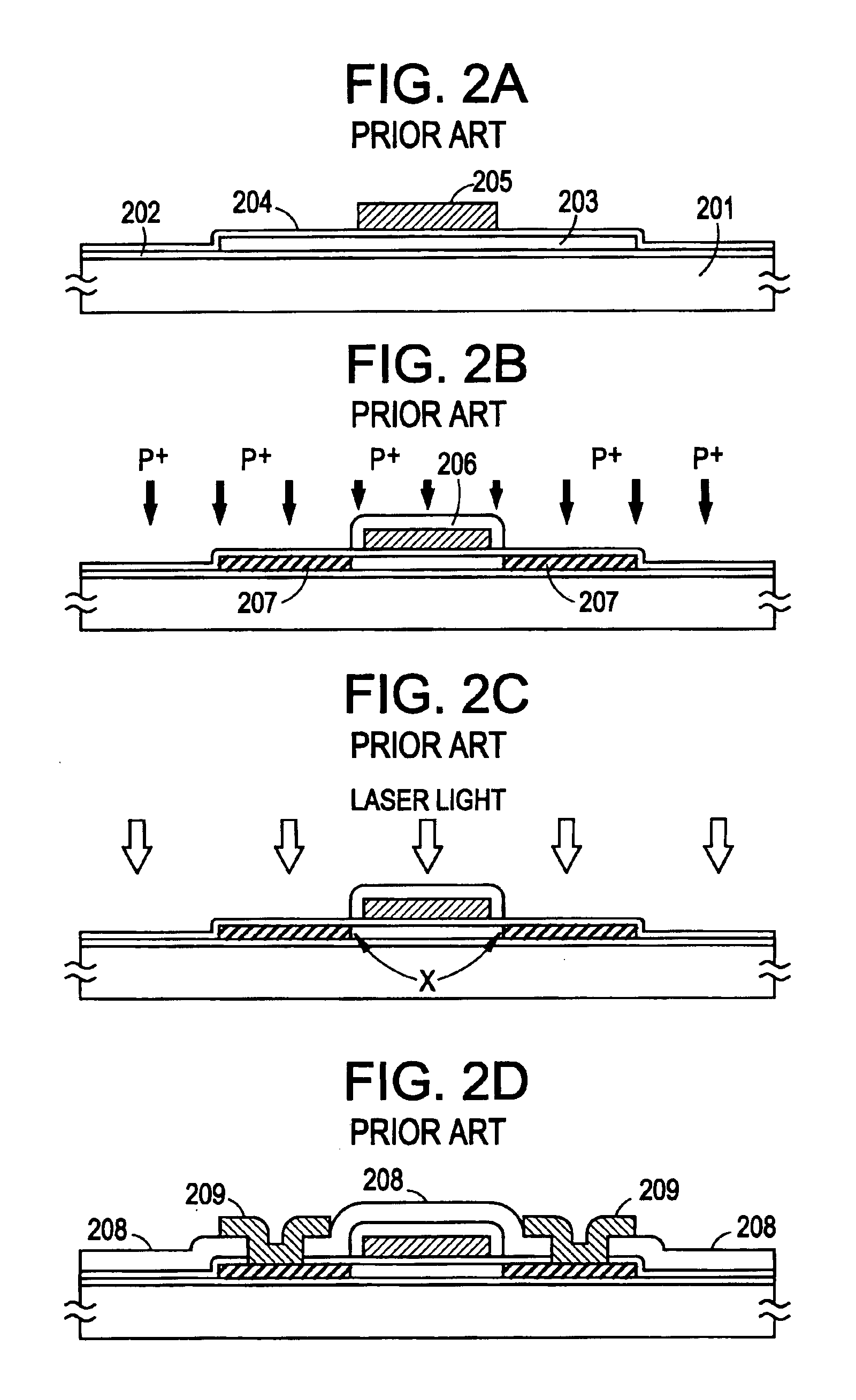 Semiconductor device having a gate oxide film with some NTFTS with LDD regions and no PTFTS with LDD regions