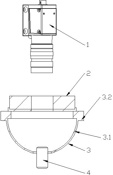 Detection device for detecting chamfers and end faces of rollers simultaneously
