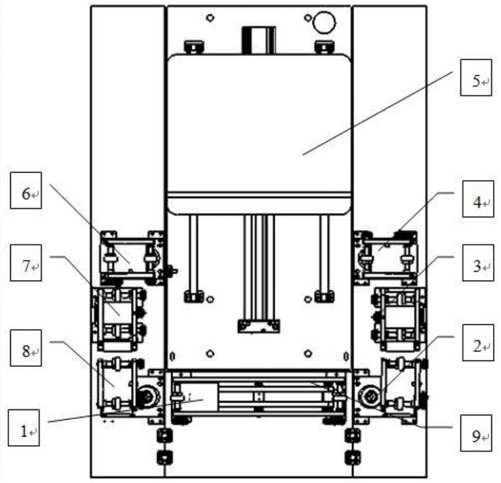 Card printing system and card transmission method thereof