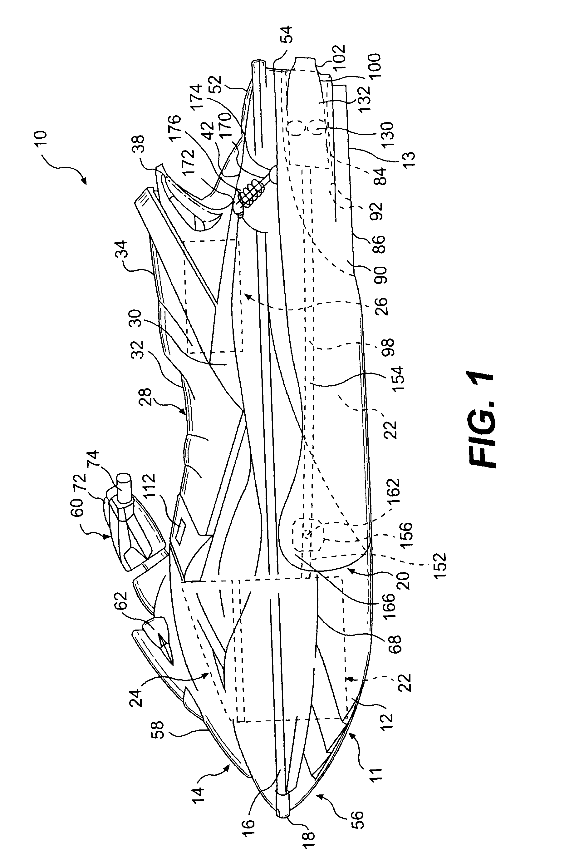 Watercraft suspension