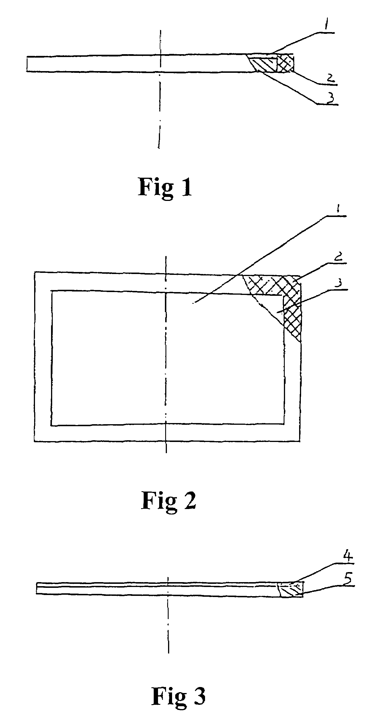 Permeable membrane diaphragm of different layers for electroytic cells
