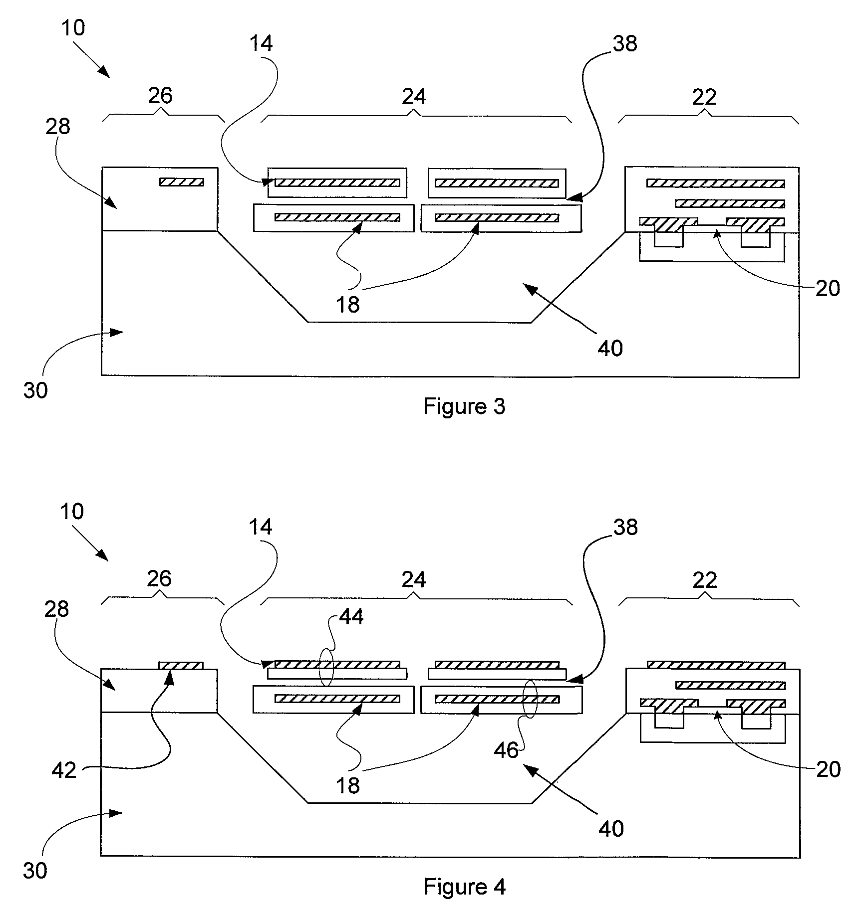MEMS based RF components with vertical motion and parallel-plate structure and manufacture thereof using standard CMOS technologies