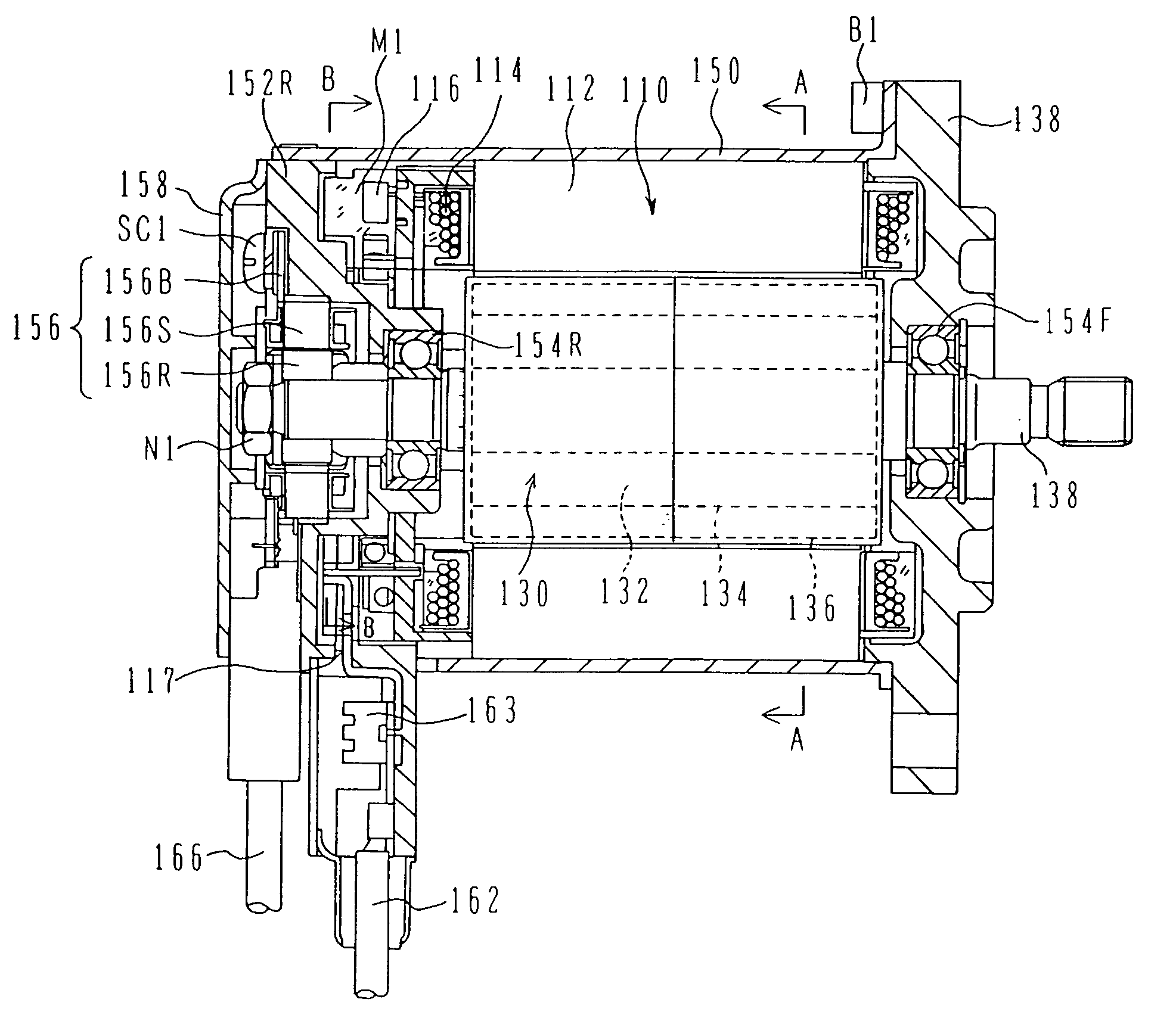 Rotor for rotating machine, manufacturing method of rotor and motor for electrically driven power steering