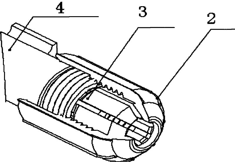 Locking device for human body medical appliance conveying system