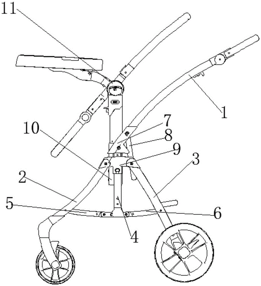 Baby carriage and seat pocket mechanism