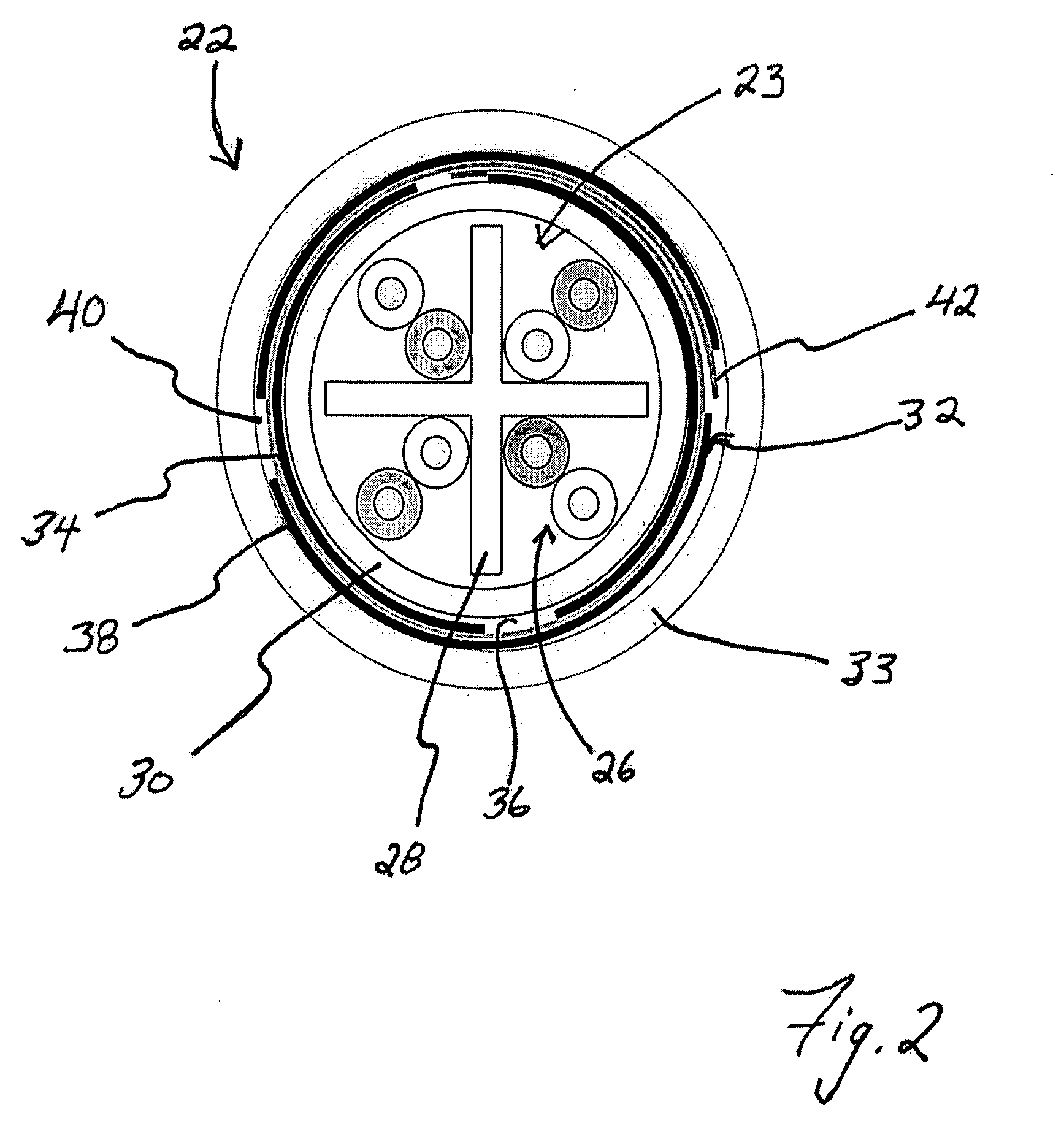 Communication Cable with Improved Crosstalk Attenuation