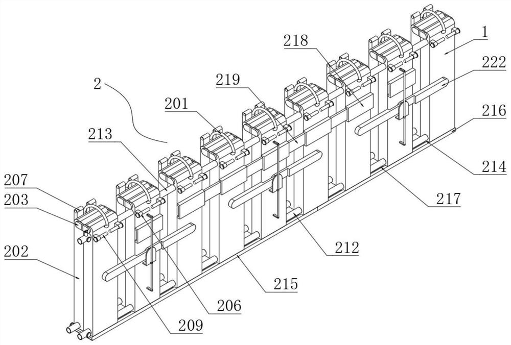 Heat exchange system of heat supply pipe network