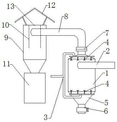 Refined cotton alkali treating system