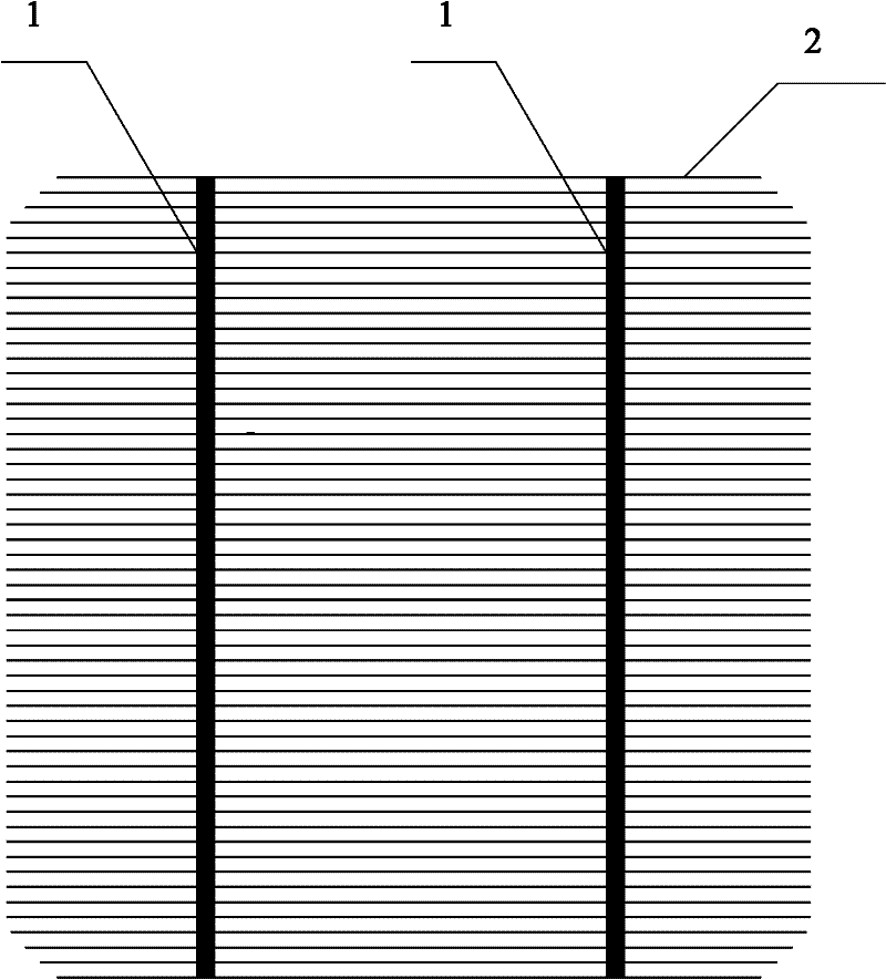 Method for printing pattern on solar battery sheet