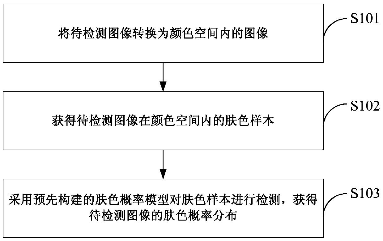 Skin color detection method and skin color detection device