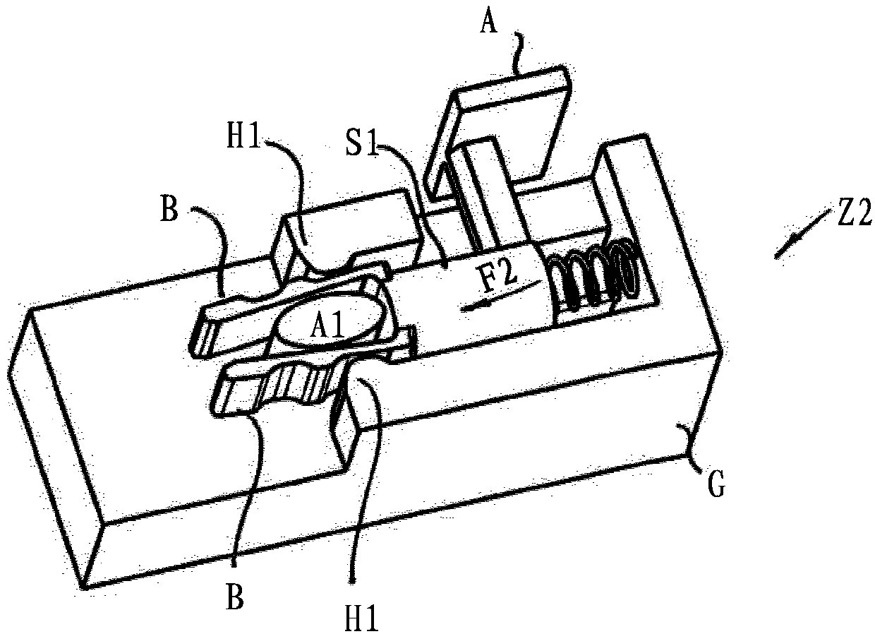 Device for thermally triggering, separating, and/or signaling the state of a surge protector