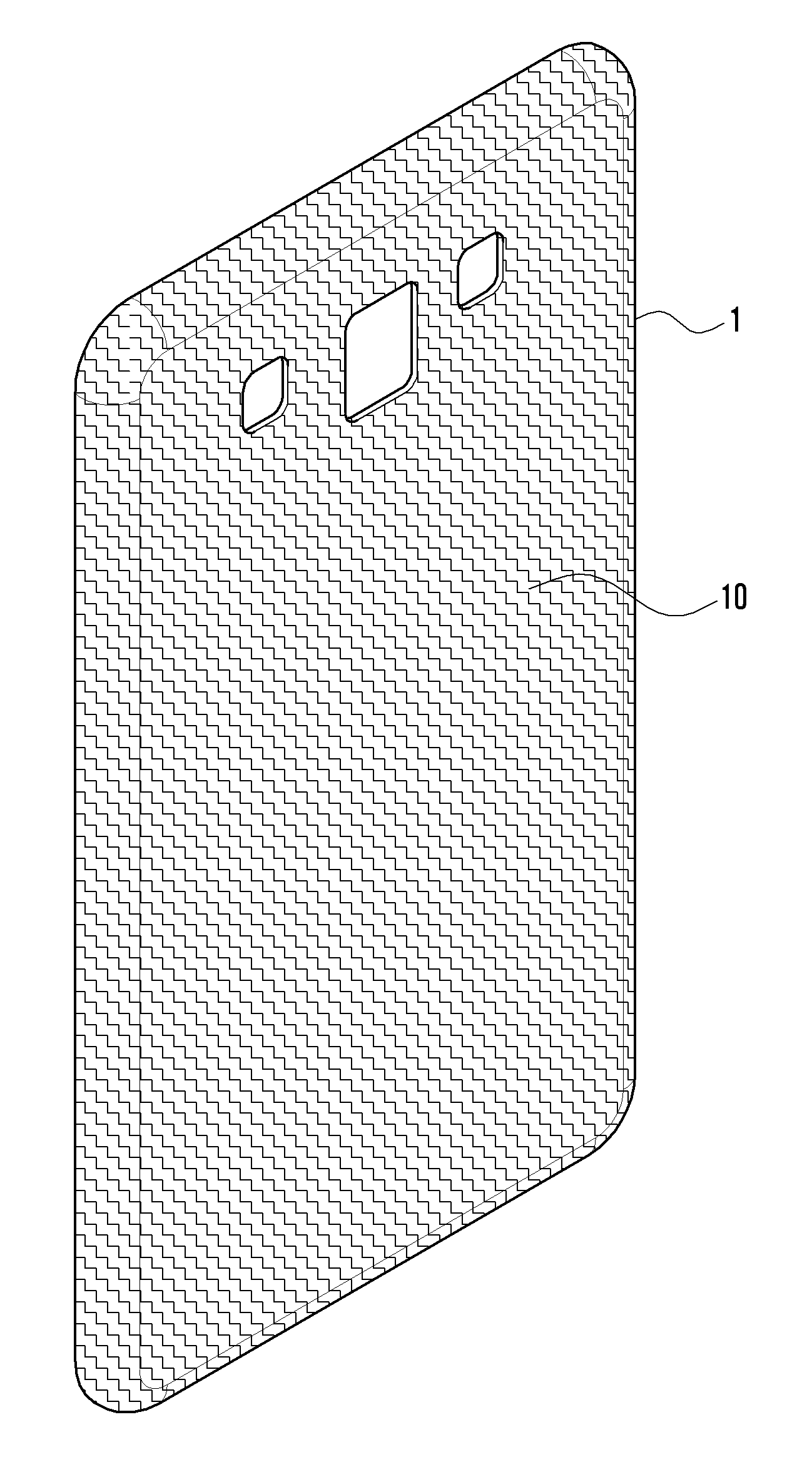 Mobile terminal case and method of manufacturing the same