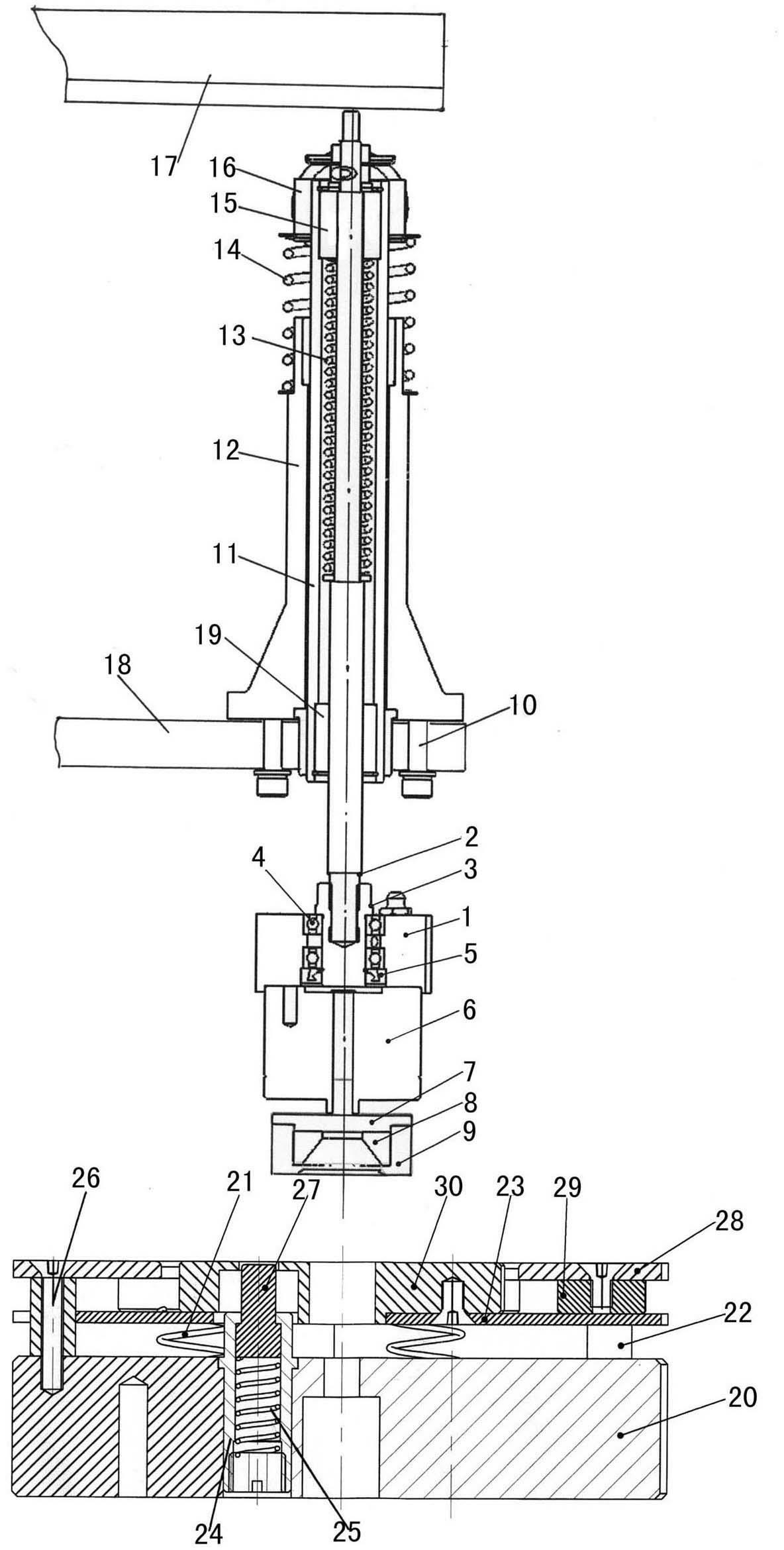 Container positioning apparatus of rotary labeler