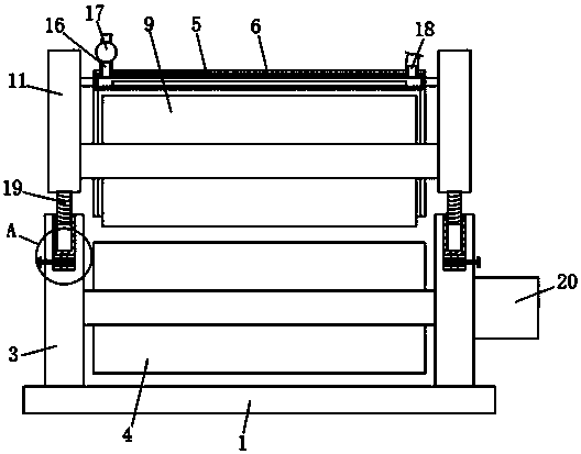Embossing machine with heating function