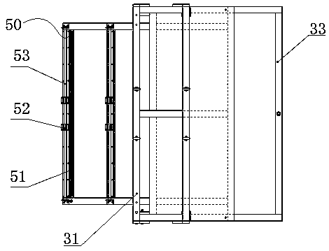 Automatic material stacking device