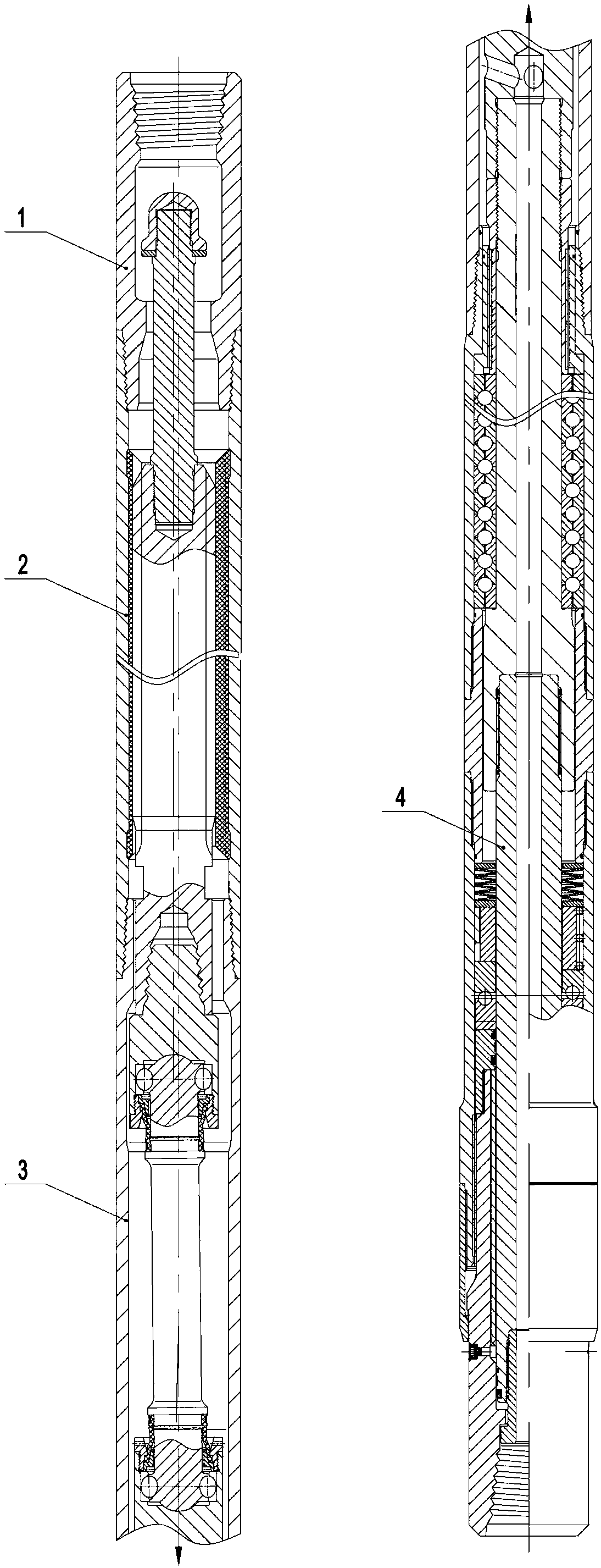 A rotary drilling tool