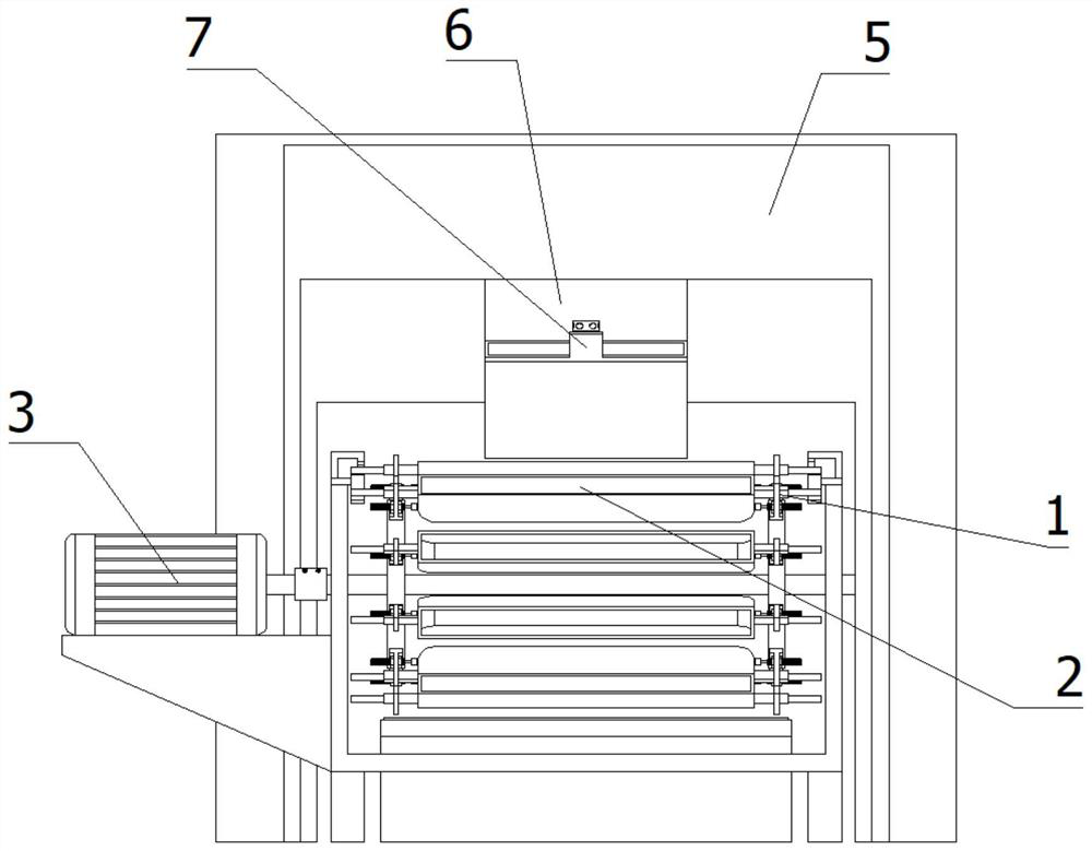 Tea processing device capable of deactivating enzymes by microwave heating