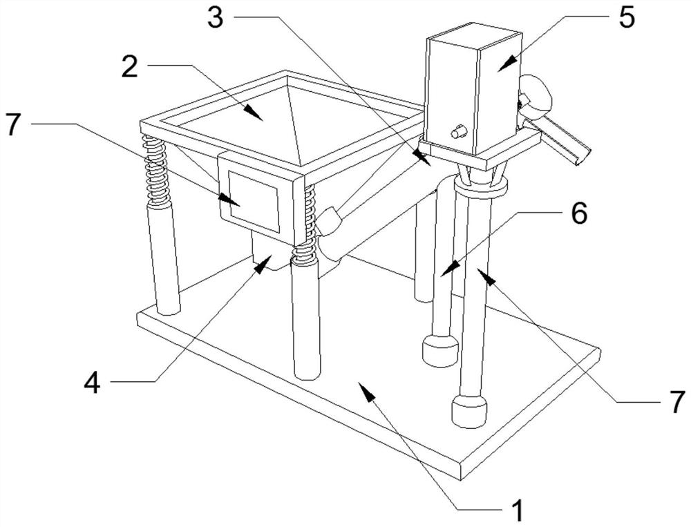 Intermittent feeding device for intelligent machining