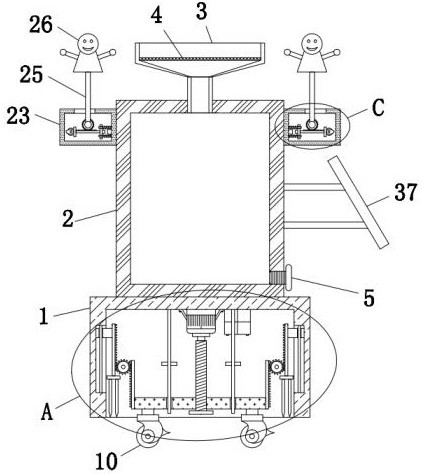 Portable rainfall measuring device for meteorological monitoring