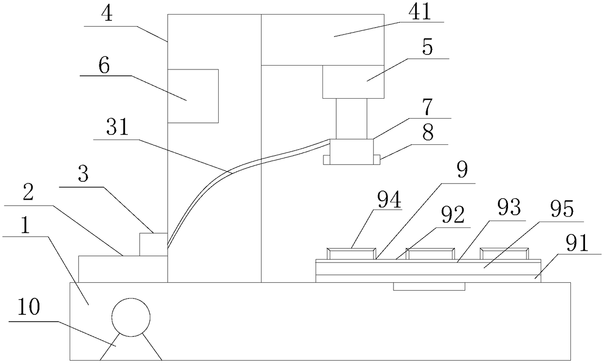 An improved bearing grease injection device