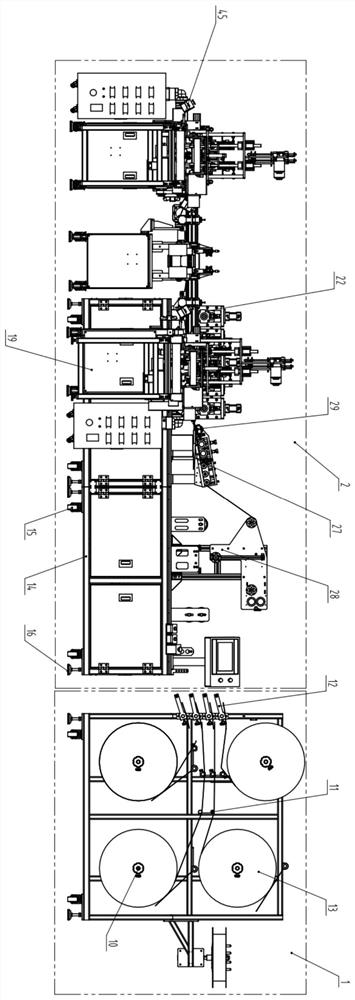 Plane mask (one-driven-two) production line