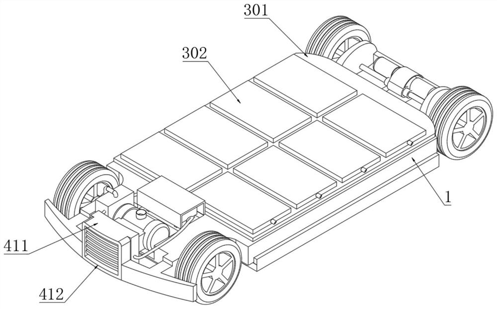 New energy automobile chassis
