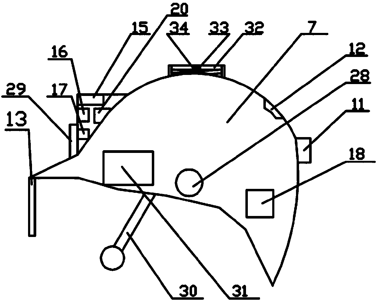 Ground-air linkage composite insulator electrified detection system