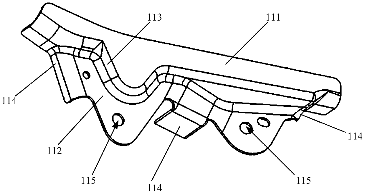 A suspension trailing arm assembly, chassis and vehicle