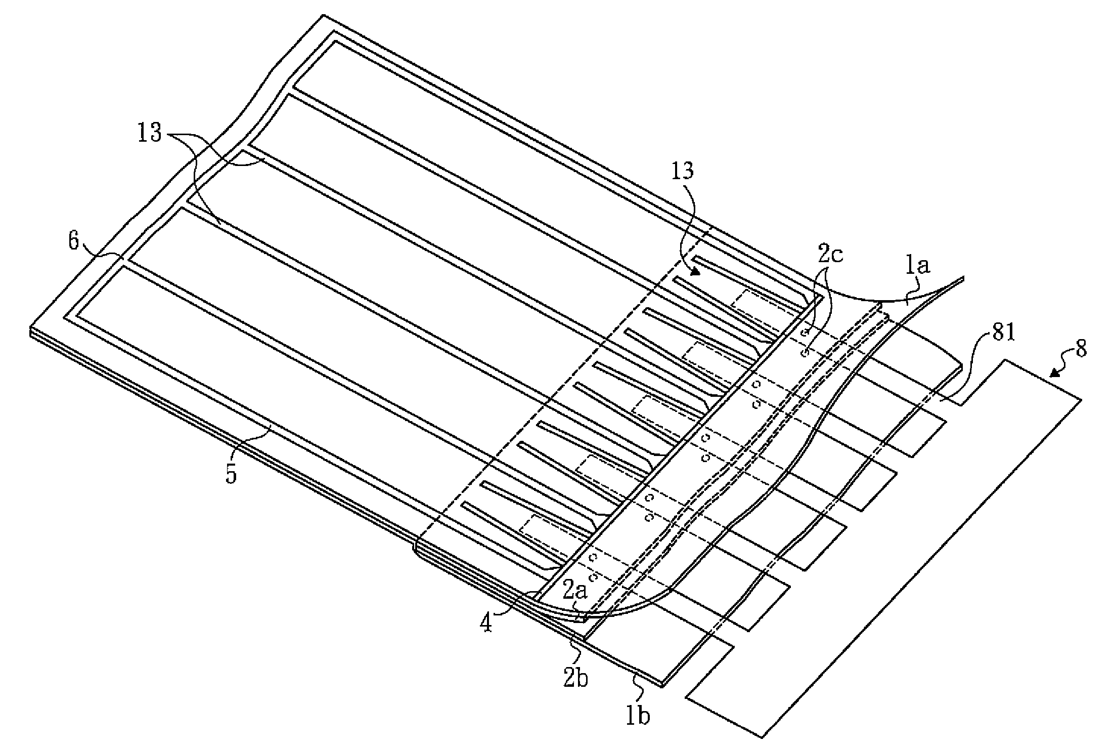 Air enclosure without heat resistant material and manufacturing of same