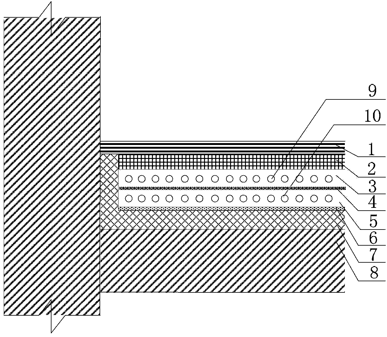 Cooling-heating-integrated double-capillary-tube-layer phase-change energy storage floor terminal device and application system