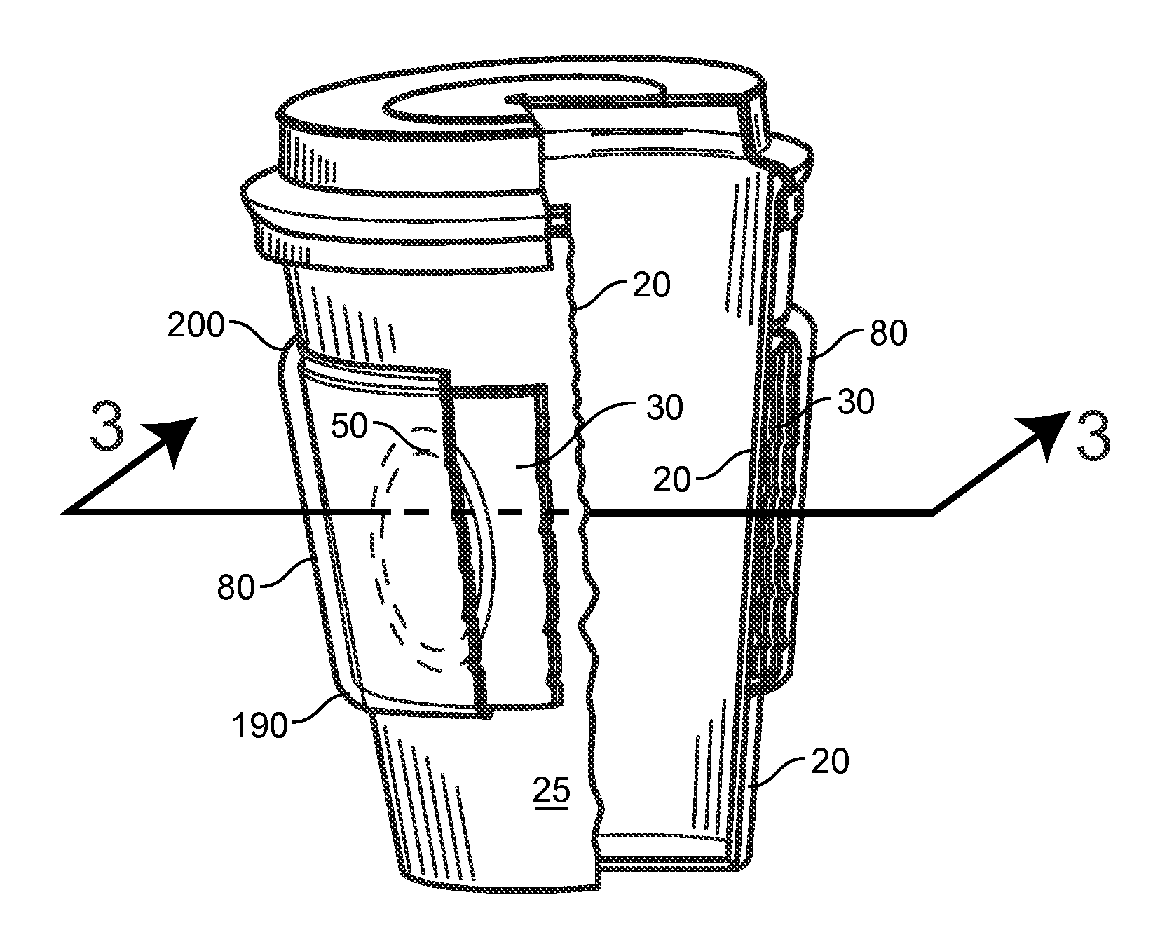 Insulator sleeve for a beverage container