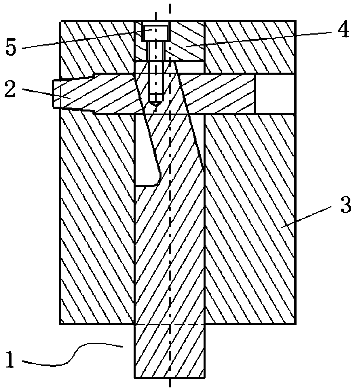 Z type ejector core pulling mechanism