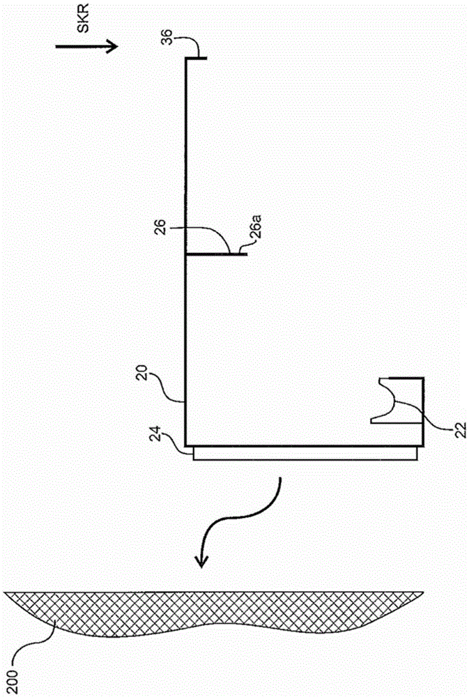Running track device for the movable support of at least one first roller carriage and at least one second roller carriage