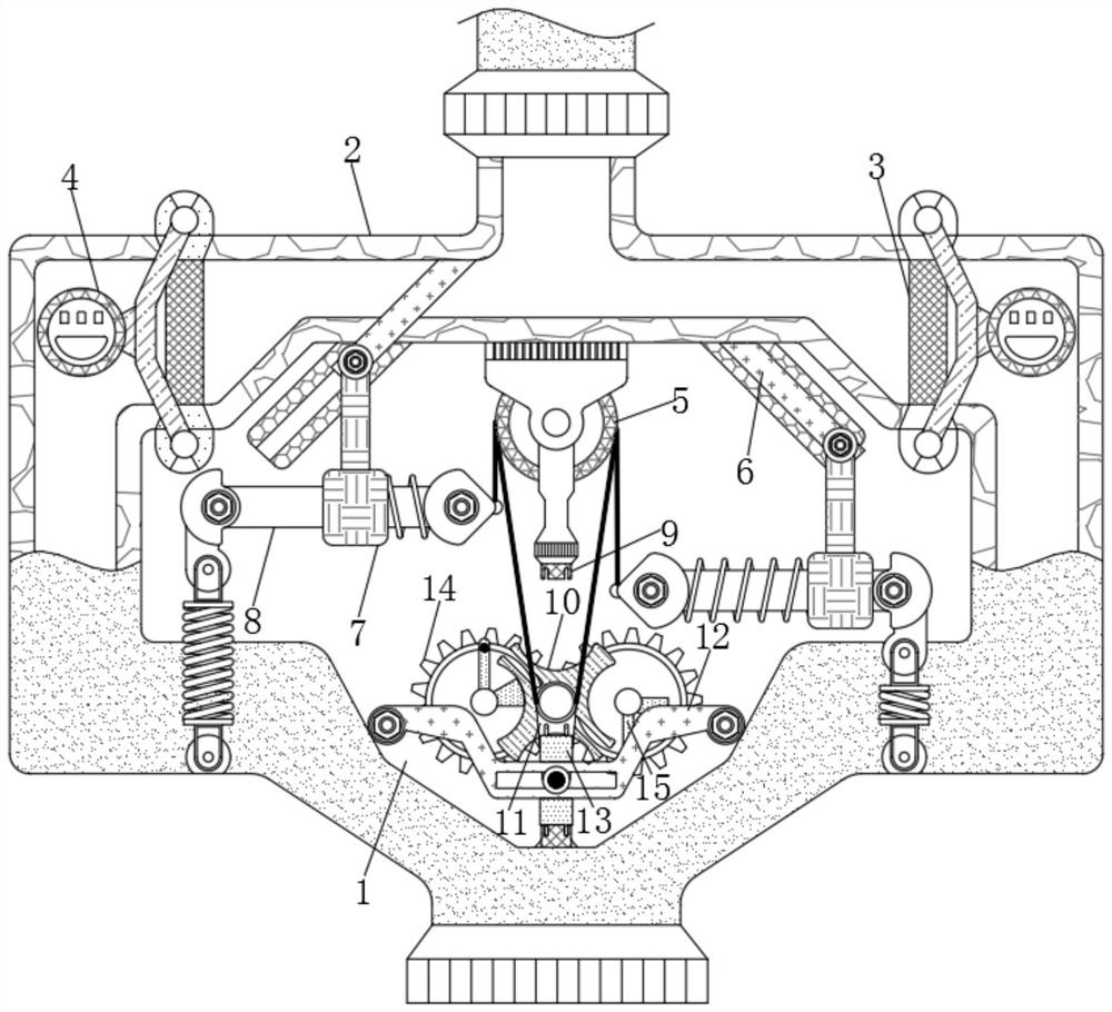 A semiconductor wastewater defluorination treatment device