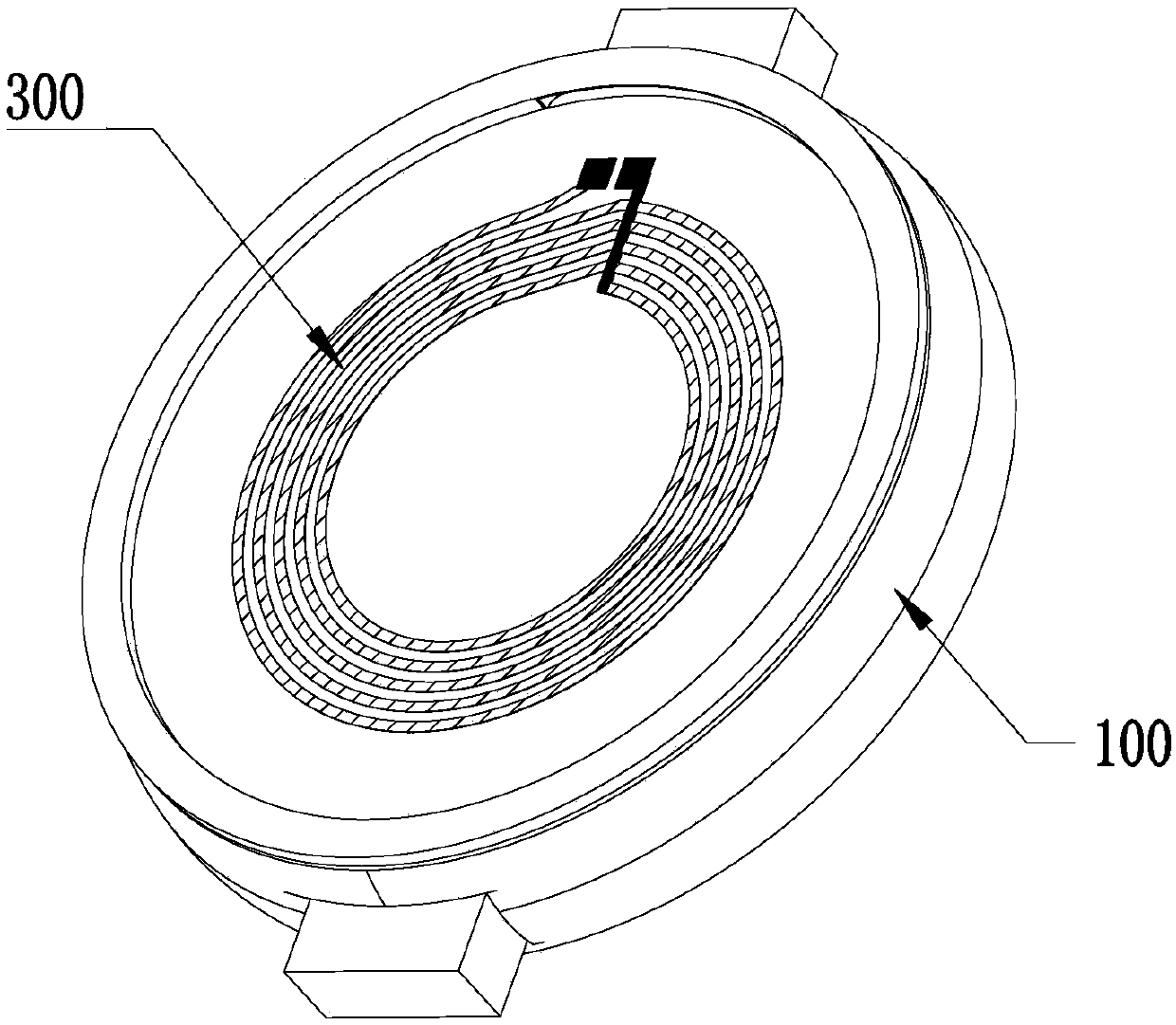 All-metal watch antenna system