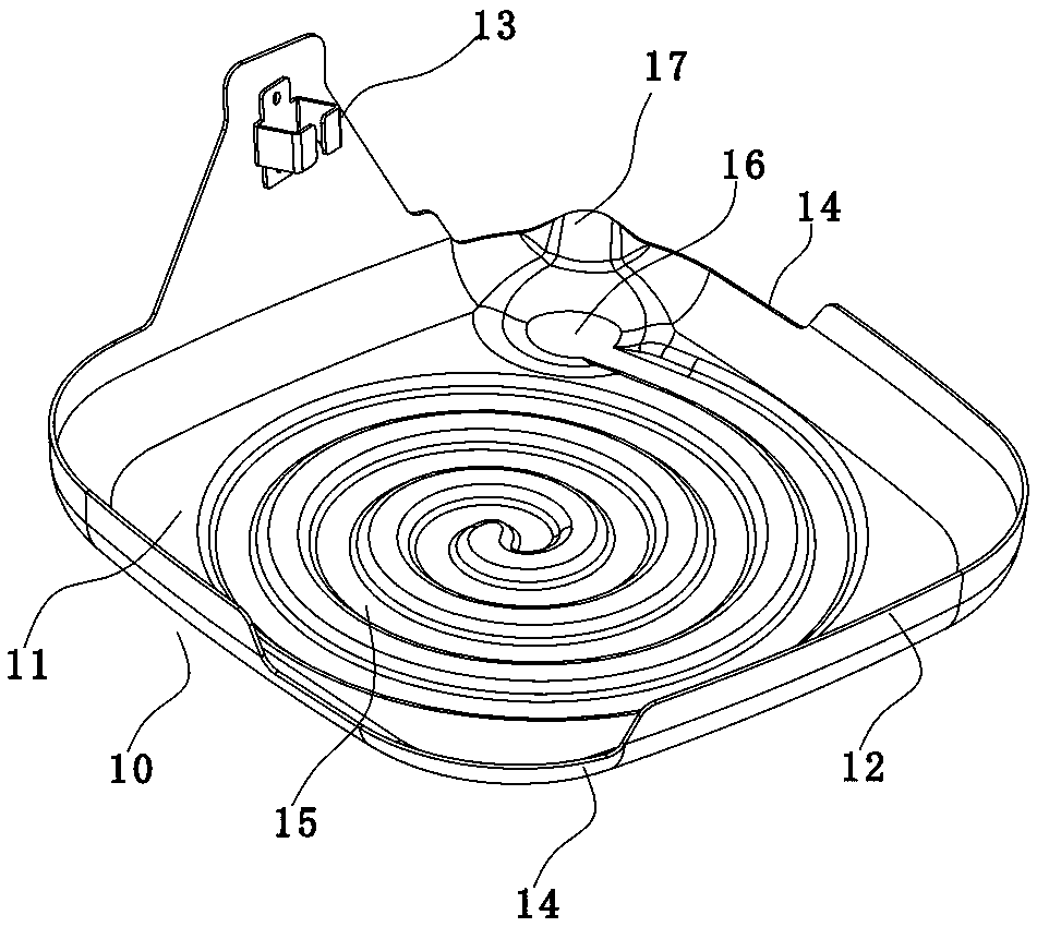 Device for making food by using hot air