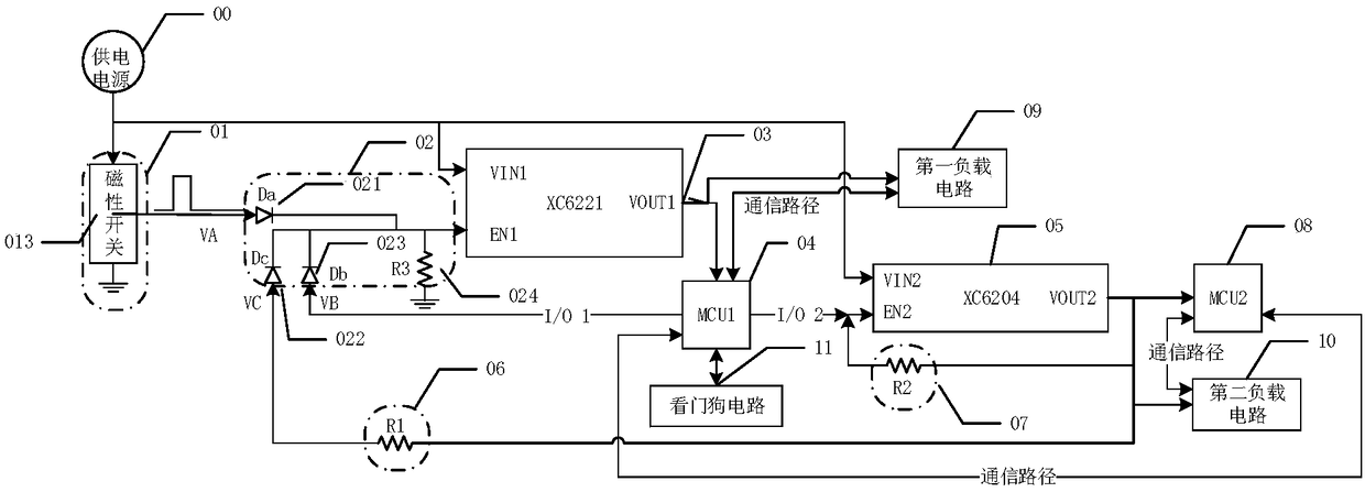 Power supply controller and patient monitor thereof