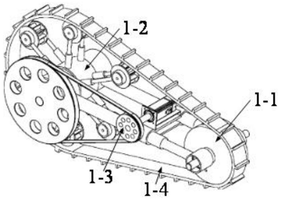 Mechanical mechanism and working method of an all-terrain wounded transport platform