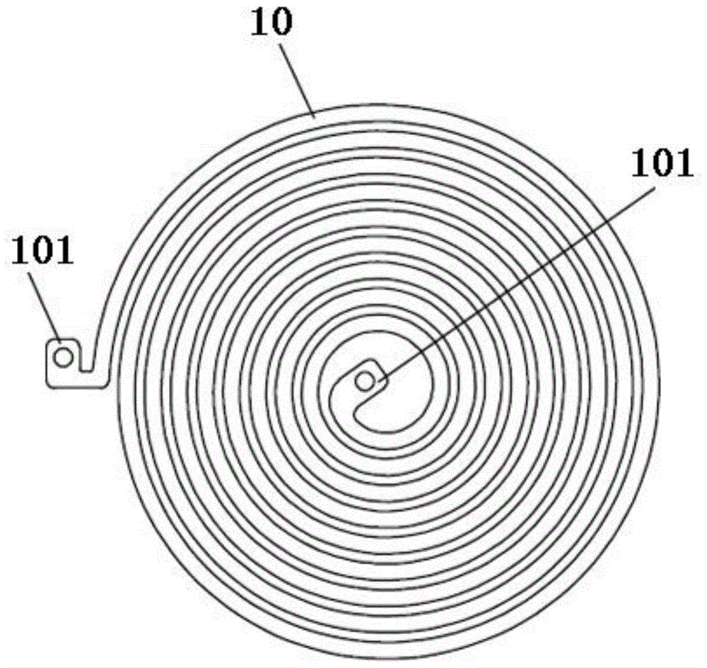 An induction cooker without a cooling device