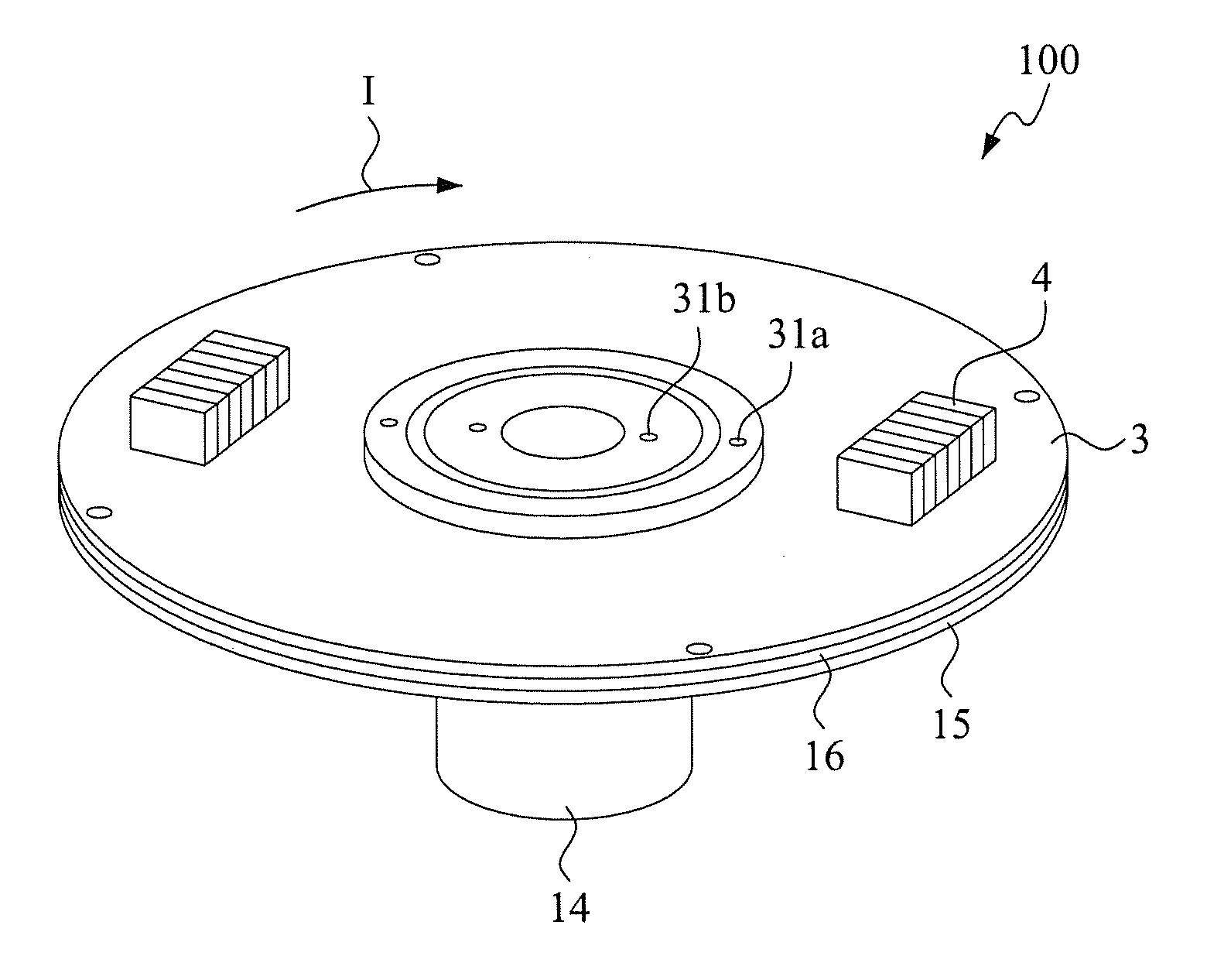 Disk-based fluid sample separation device