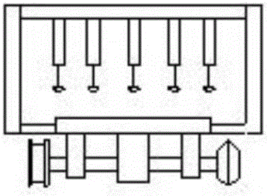 Formwork reciprocating device for stationary magnesite roof board production equipment