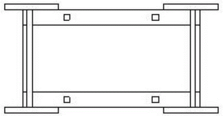 Formwork reciprocating device for stationary magnesite roof board production equipment