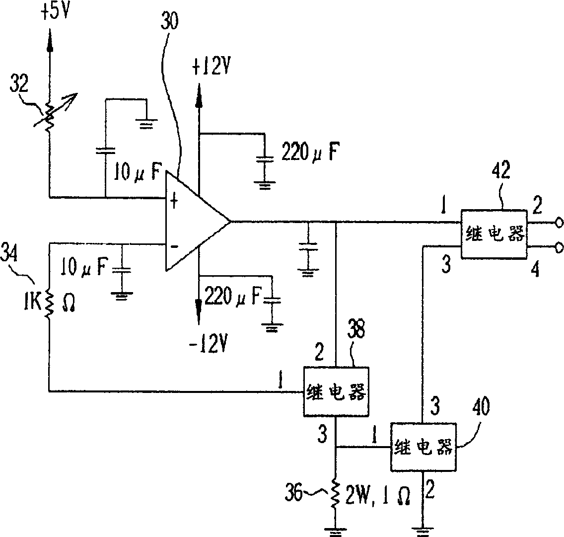 Power source characteristic testing insrument