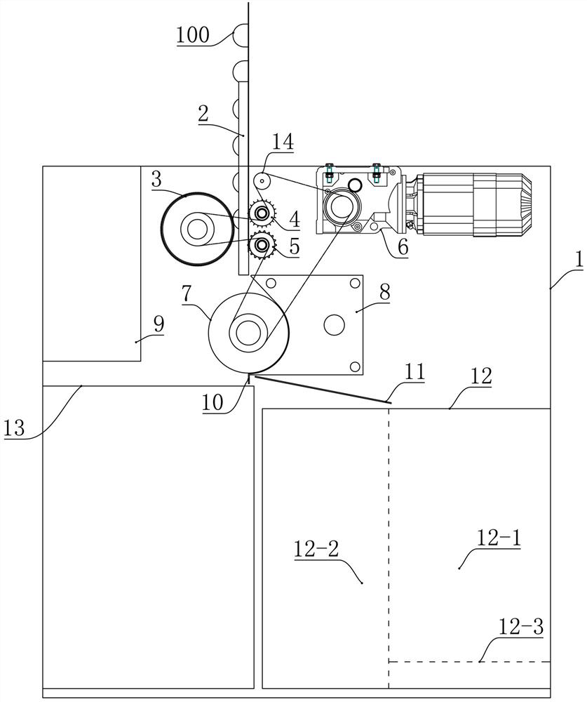 Medicine unpacking machine for bubble cap medicine plate