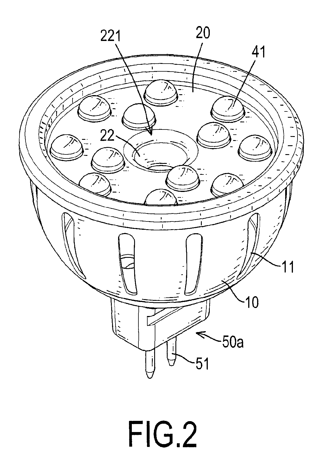LED lighting device having heat convection and heat conduction effects and heat dissipating assembly therefor