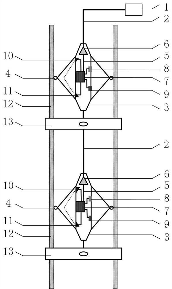 Device and method for splitting yield of multi-layer commingled production well