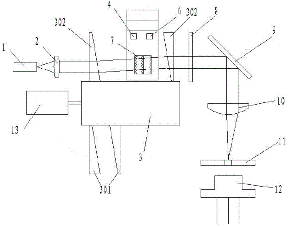 Miniature spectrometer with adjustable resolution ratio